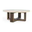 Classic Home Aspen Solid Wood Round Coffee Table