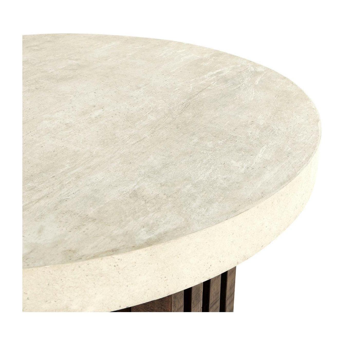Classic Home Aspen Solid Wood Round End Table Clearance