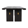 Classic Home Larson Solid Wood Rectangle Dining Table Clearance