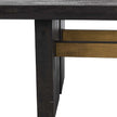 Classic Home Larson Solid Wood Rectangle Dining Table Clearance