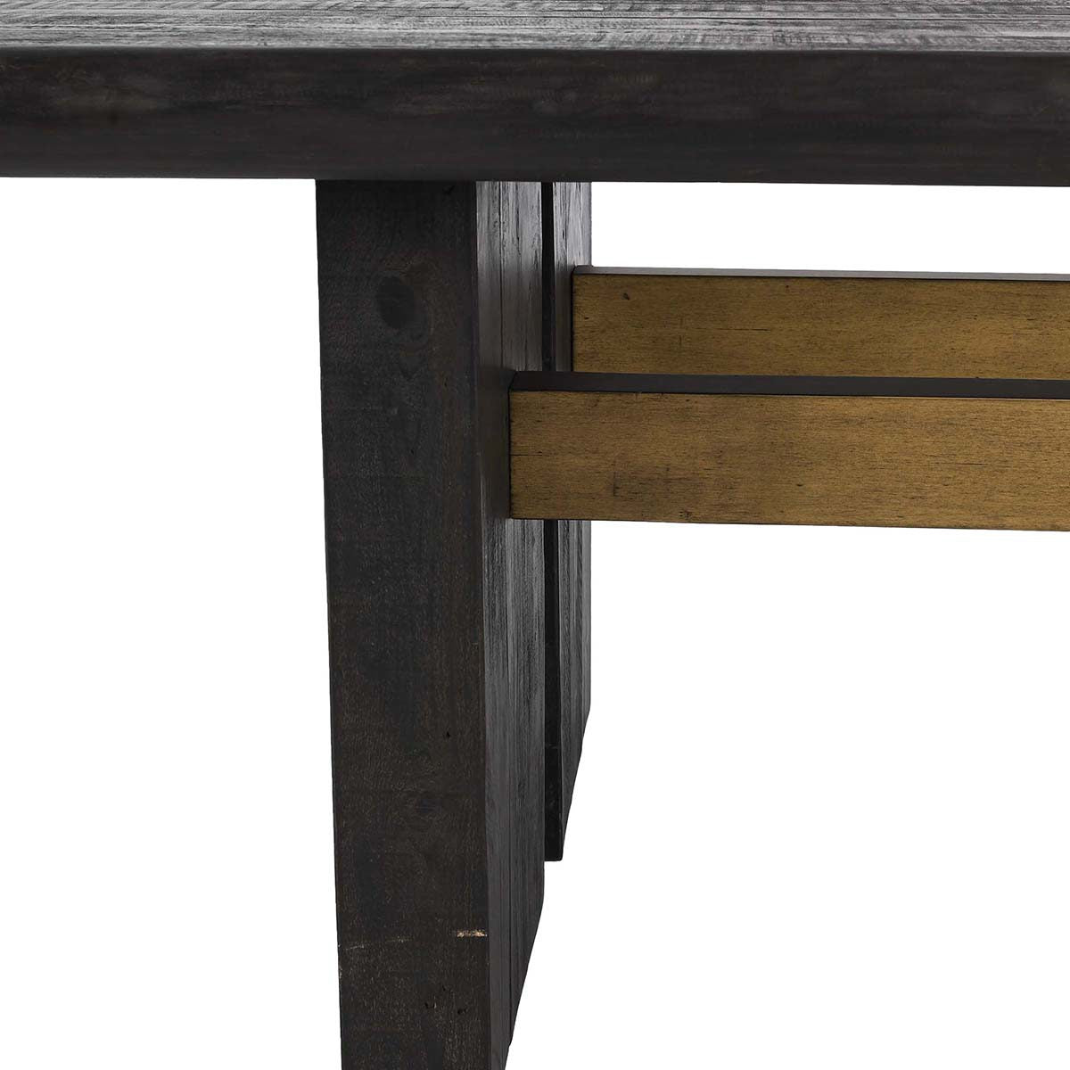 Classic Home Larson Solid Wood Rectangle Dining Table Clearance