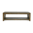 Classic Home Troy Solid Wood Rectangle Coffee Table