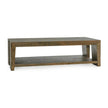 Classic Home Troy Solid Wood Rectangle Coffee Table