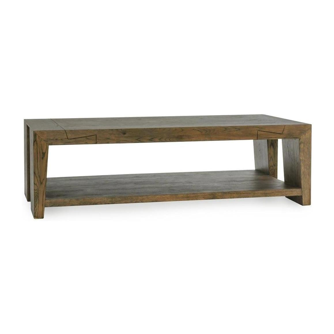 Classic Home Troy Solid Wood Rectangle Coffee Table