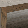 Classic Home Troy Solid Wood Rectangle Coffee Table