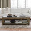 Classic Home Troy Solid Wood Rectangle Coffee Table