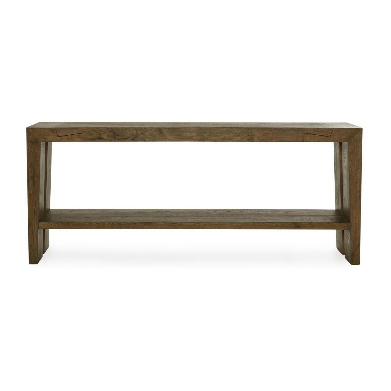 Classic Home Troy Solid Wood Rectangle Console Table