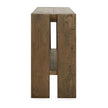 Classic Home Troy Solid Wood Rectangle Console Table