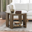 Classic Home Troy Solid Wood Square End Table
