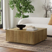 Classic Home Layne Coffee Table with Casters
