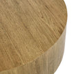 Classic Home Layne Round Coffee Table w/Casters