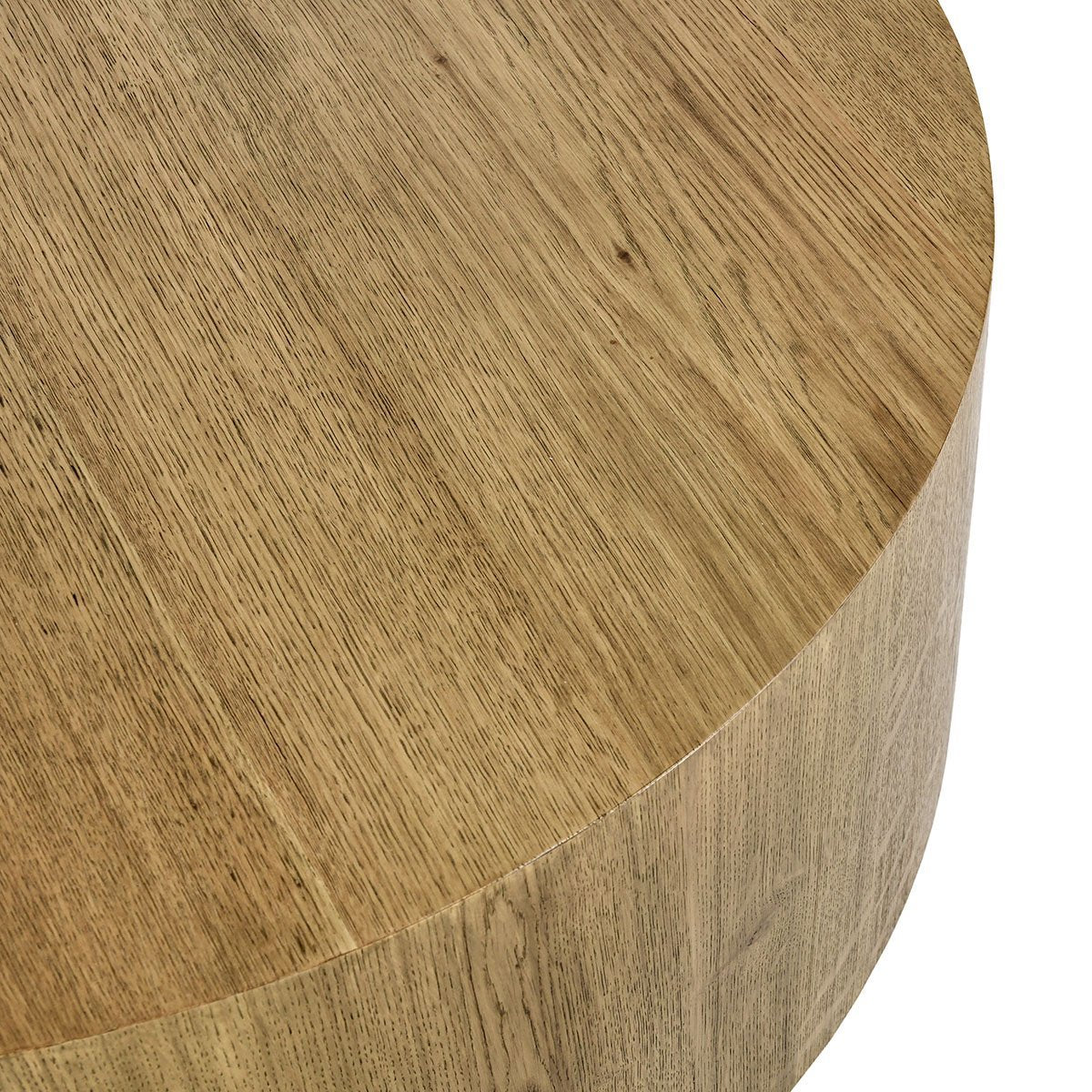 Classic Home Layne Round Coffee Table w/Casters