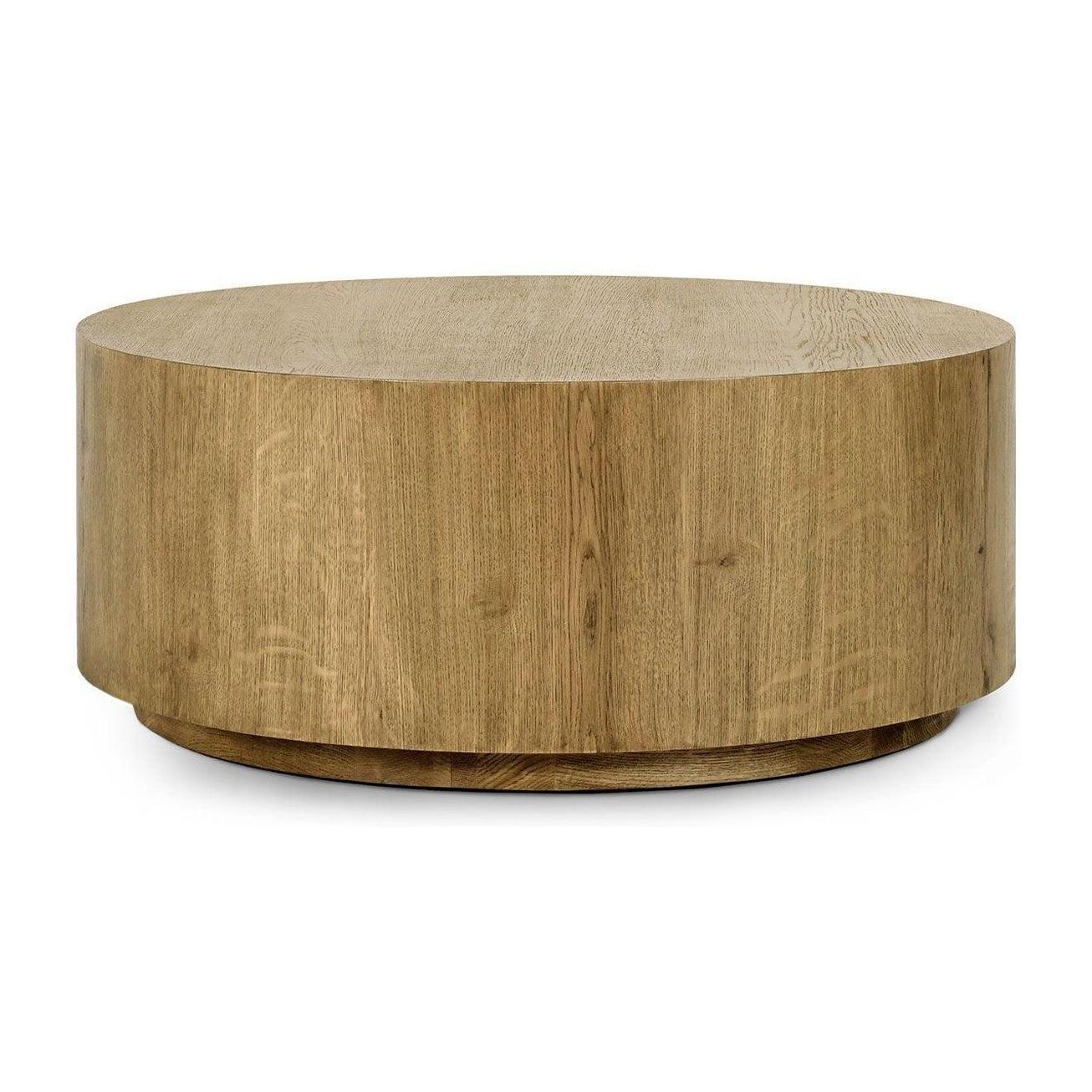 Classic Home Layne Round Coffee Table w/Casters