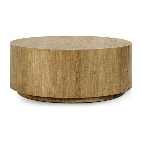Classic Home Layne Round Coffee Table w/Casters