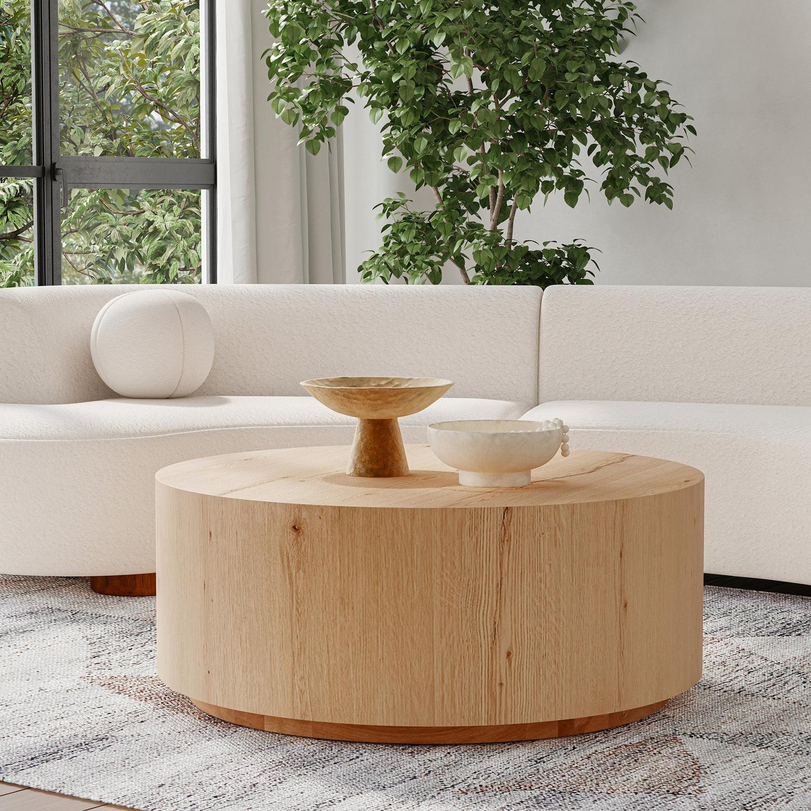 Classic Home Layne Coffee Table with Casters