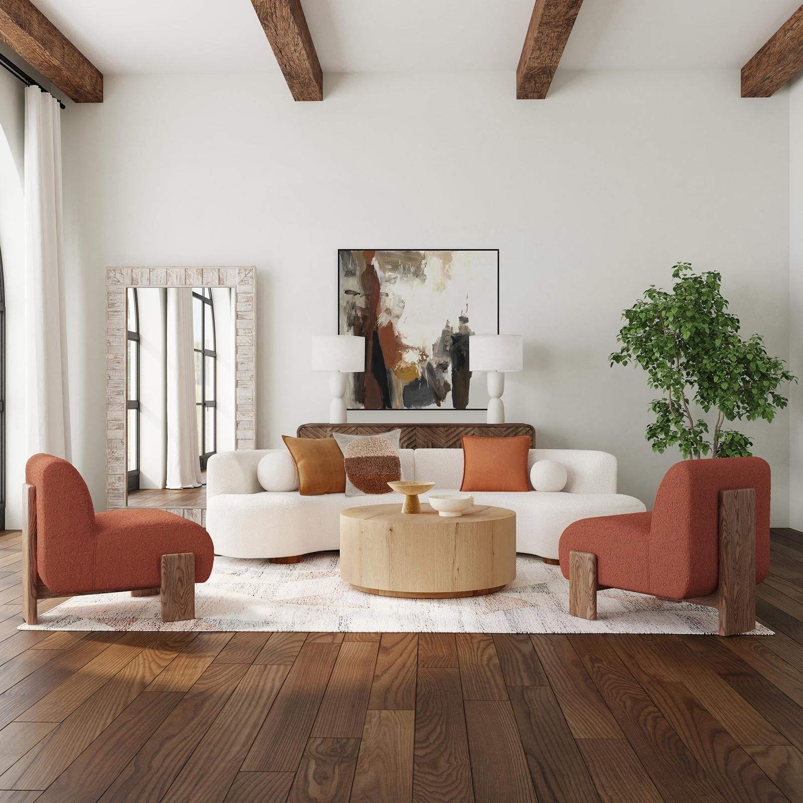Classic Home Layne Coffee Table with Casters