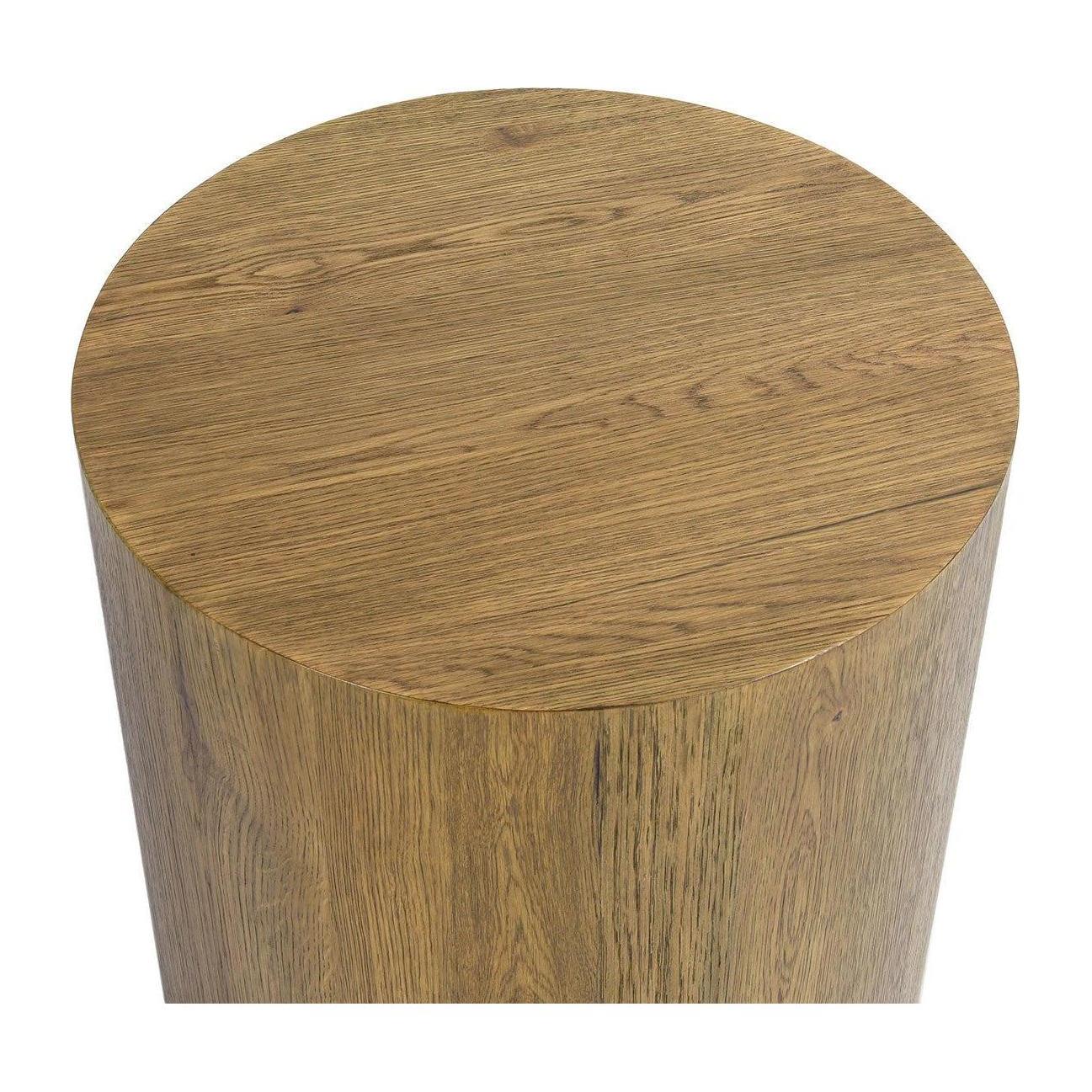 Classic Home Layne Solid Wood Round End Table LTS