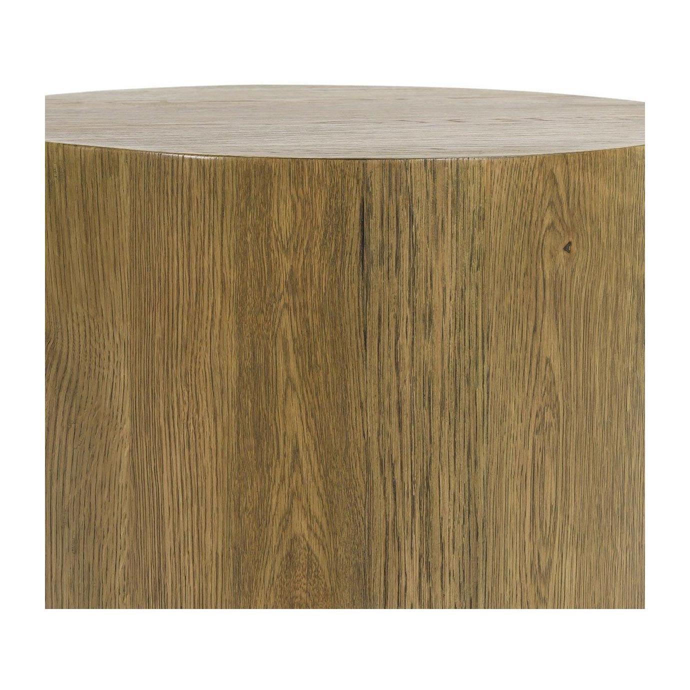 Classic Home Layne Solid Wood Round End Table LTS