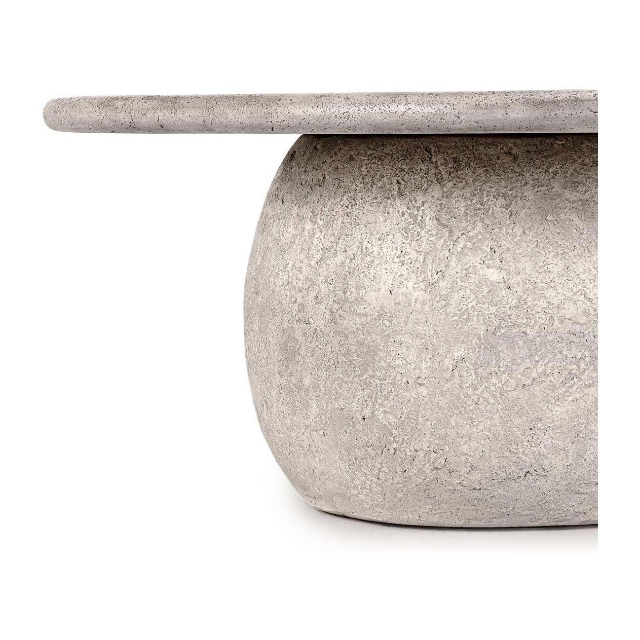 Classic Home Britney Outdoor Round Coffee Table