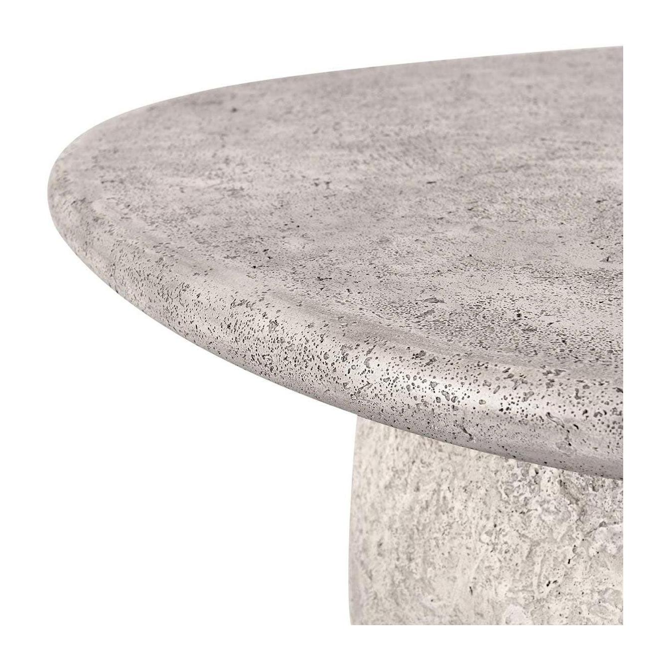 Classic Home Britney Outdoor Round Coffee Table