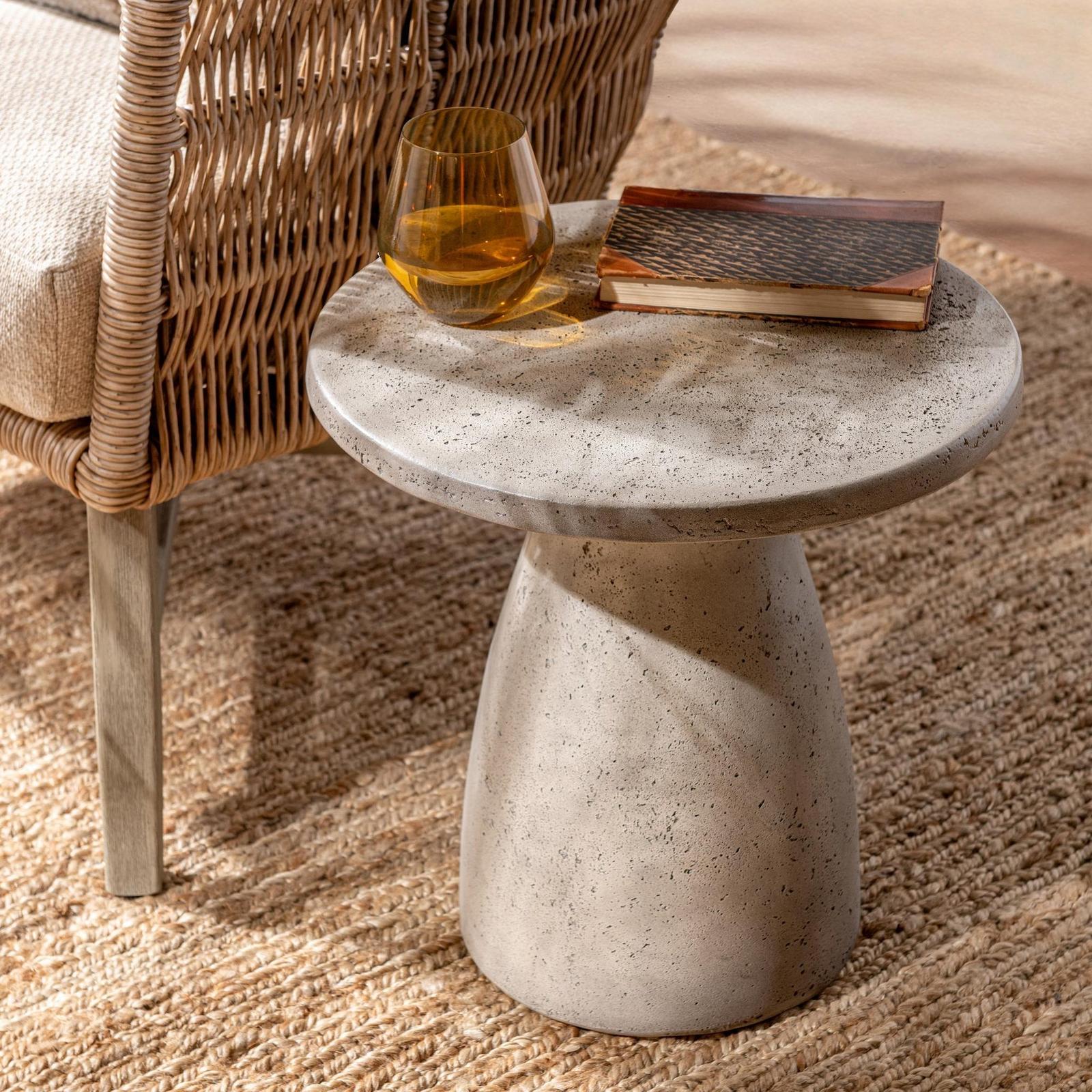 Classic Home Collins Outdoor Round Accent Table