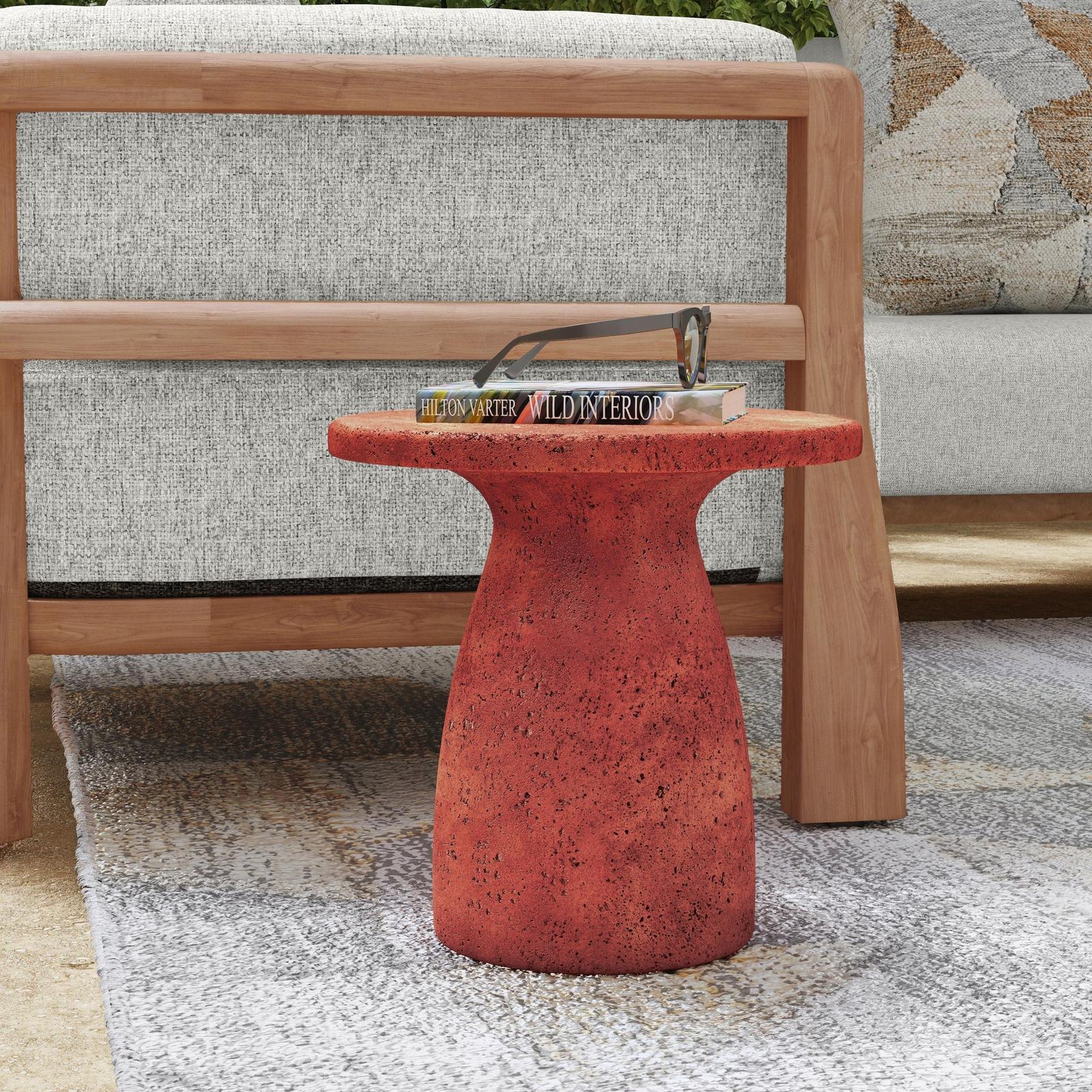 Classic Home Collins Outdoor Round Accent Table