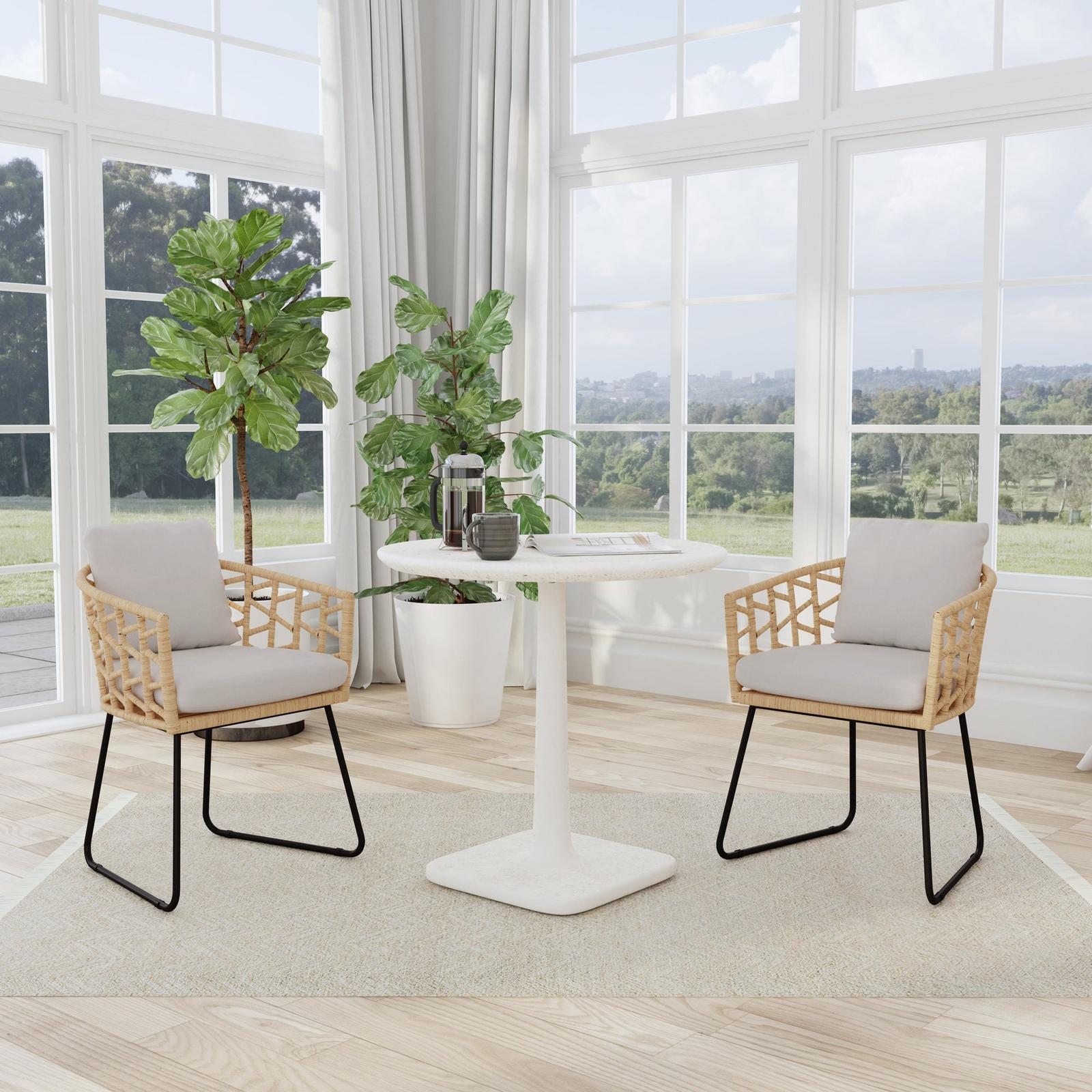 Classic Home Paulina Outdoor Round Bistro Table