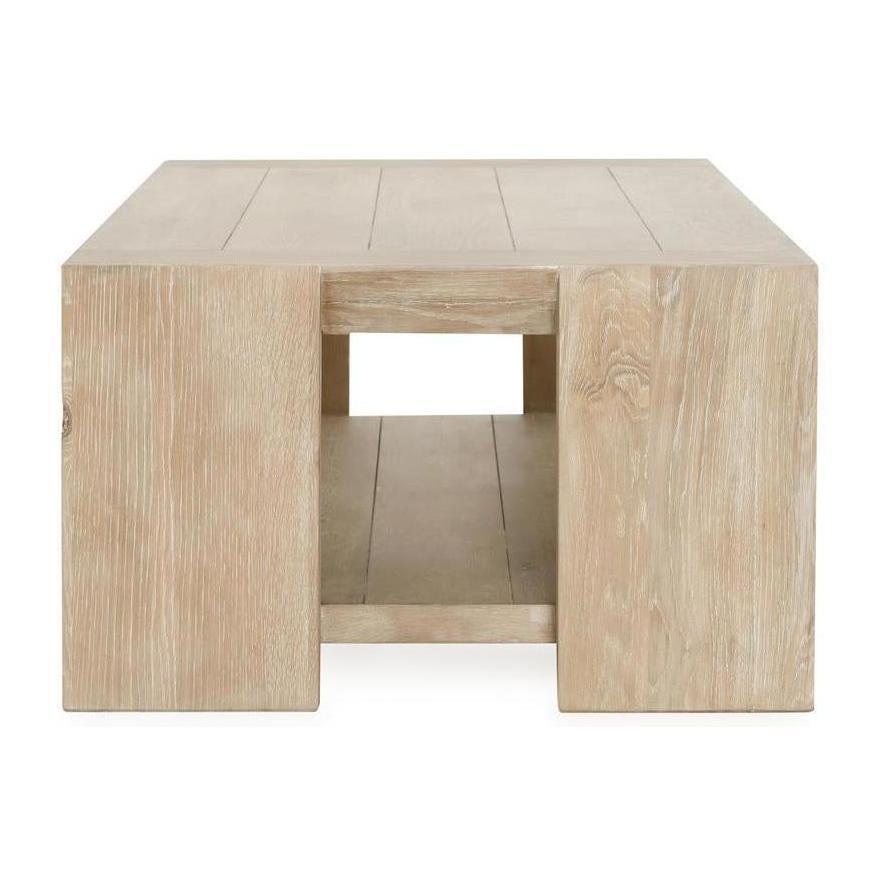 Classic Home Troy Solid Wood Rectangle Coffee Table