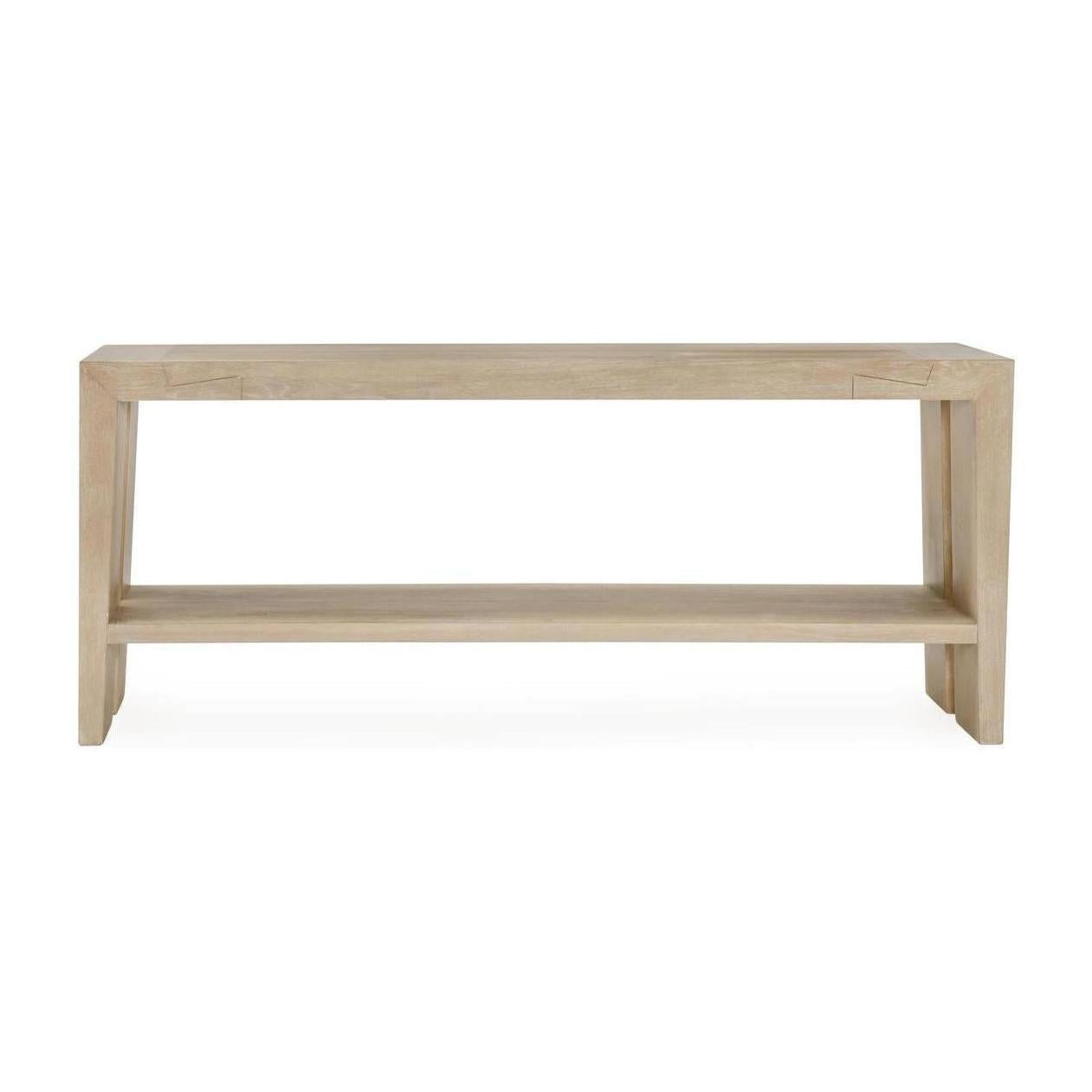 Classic Home Troy Solid Wood Rectangle Console Table