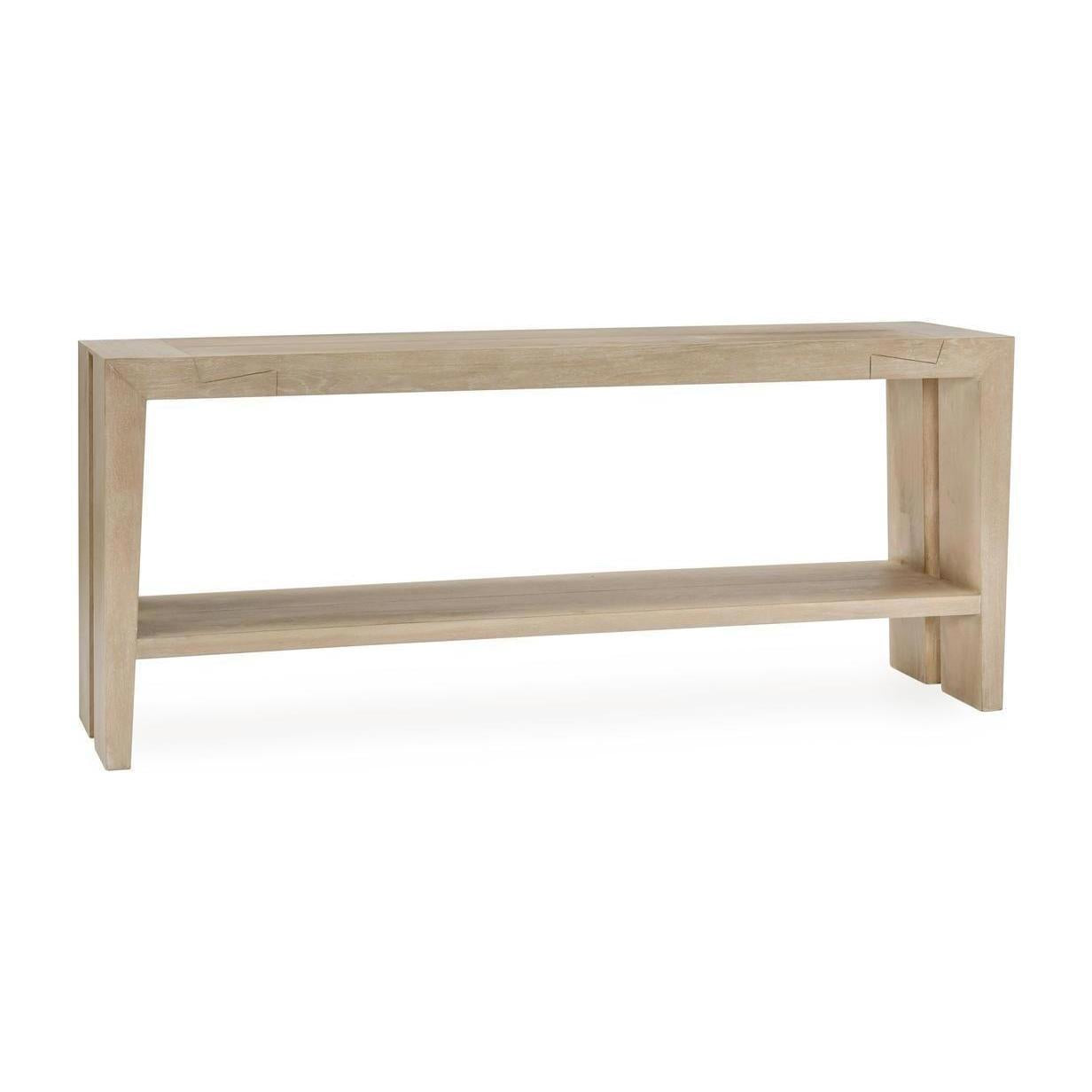 Classic Home Troy Solid Wood Rectangle Console Table
