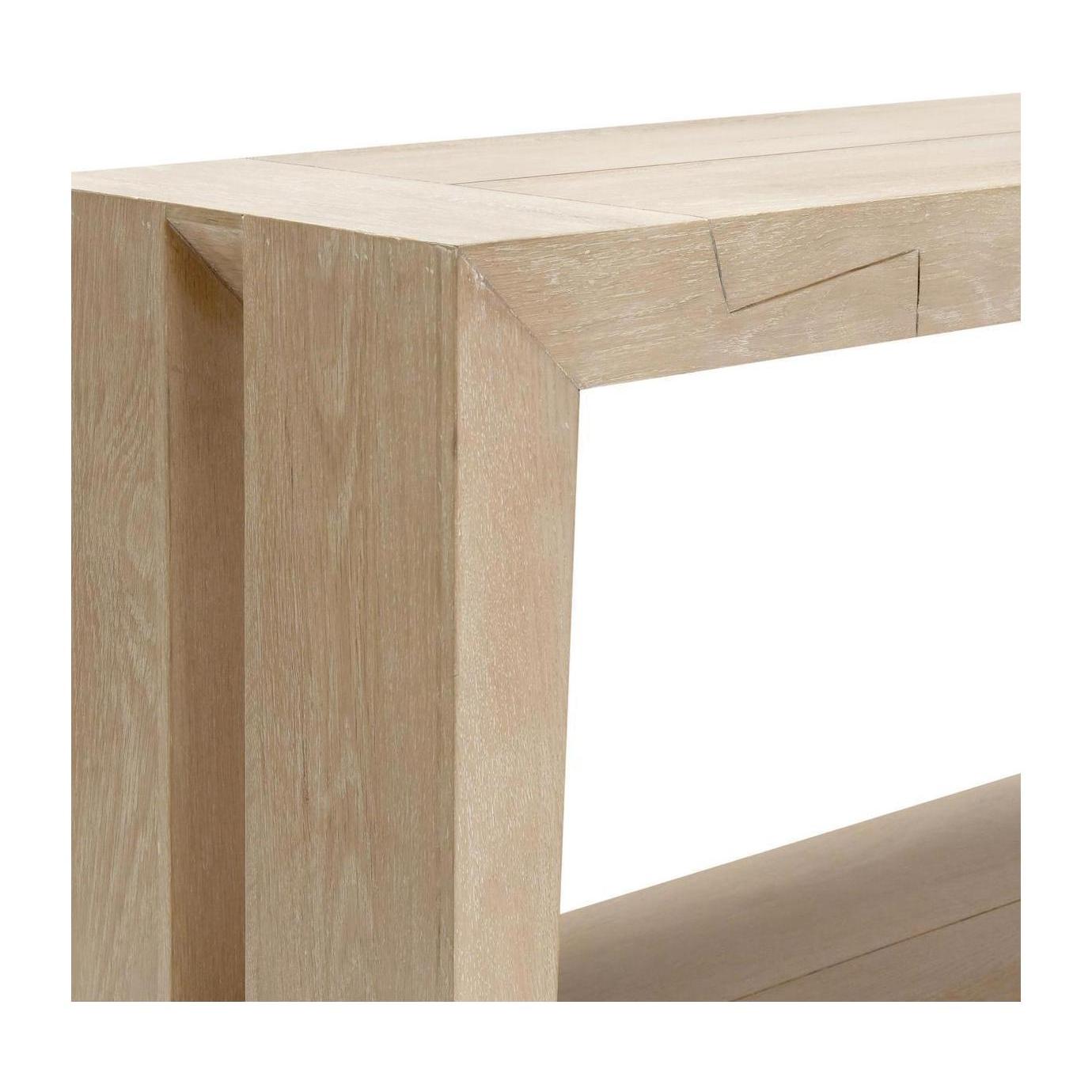 Classic Home Troy Solid Wood Rectangle Console Table