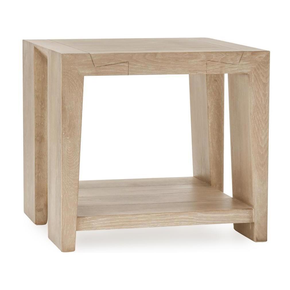 Classic Home Troy Solid Wood Square End Table