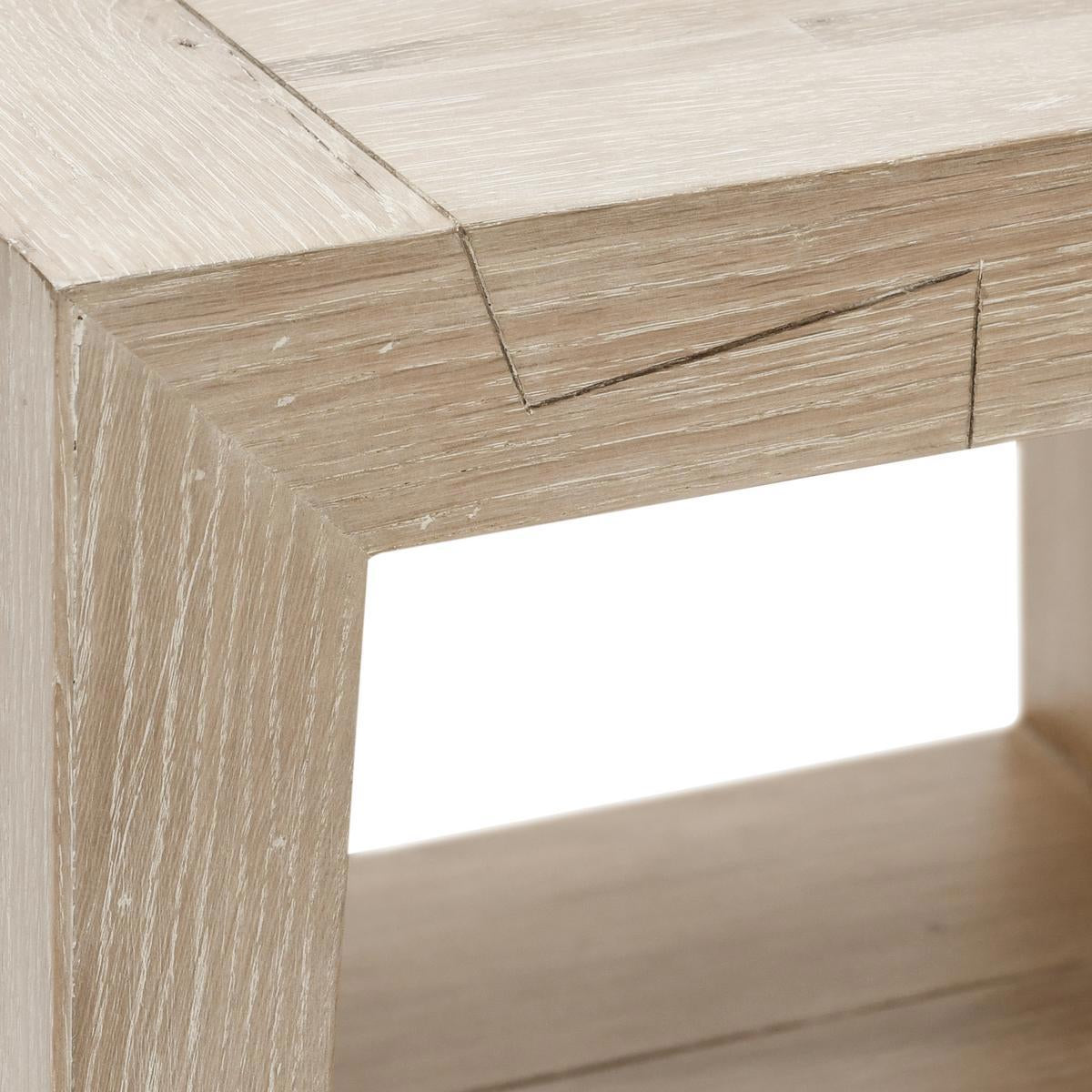 Classic Home Troy Solid Wood Square End Table
