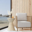 Classic Home Fern Outdoor Round Accent Table