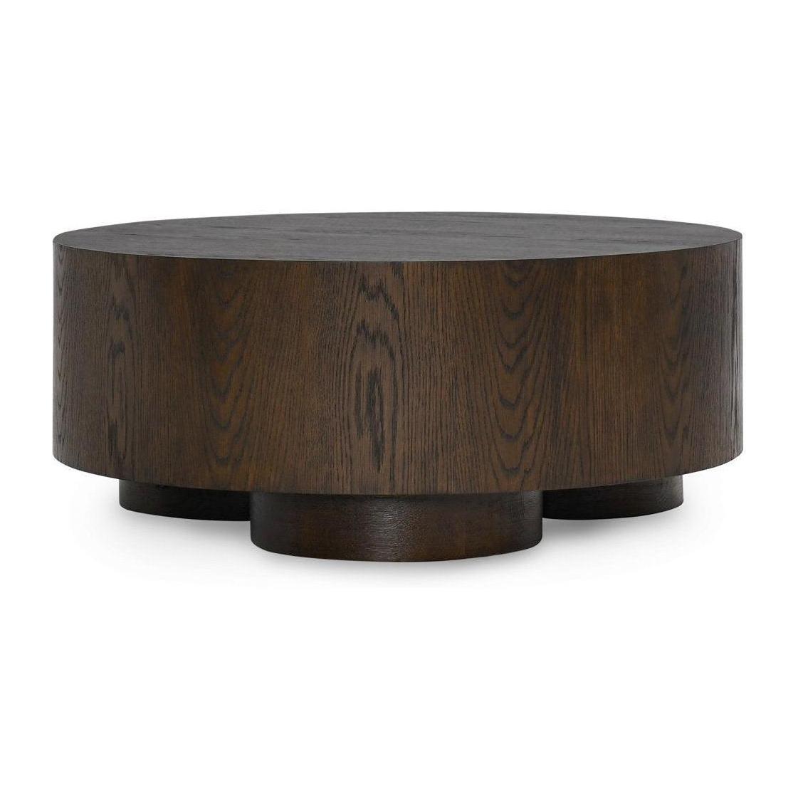 Classic Home Runa Solid Wood Round Coffee Table