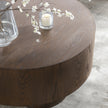 Classic Home Runa Solid Wood Round Coffee Table