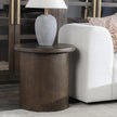 Classic Home Runa Solid Wood Round End Table