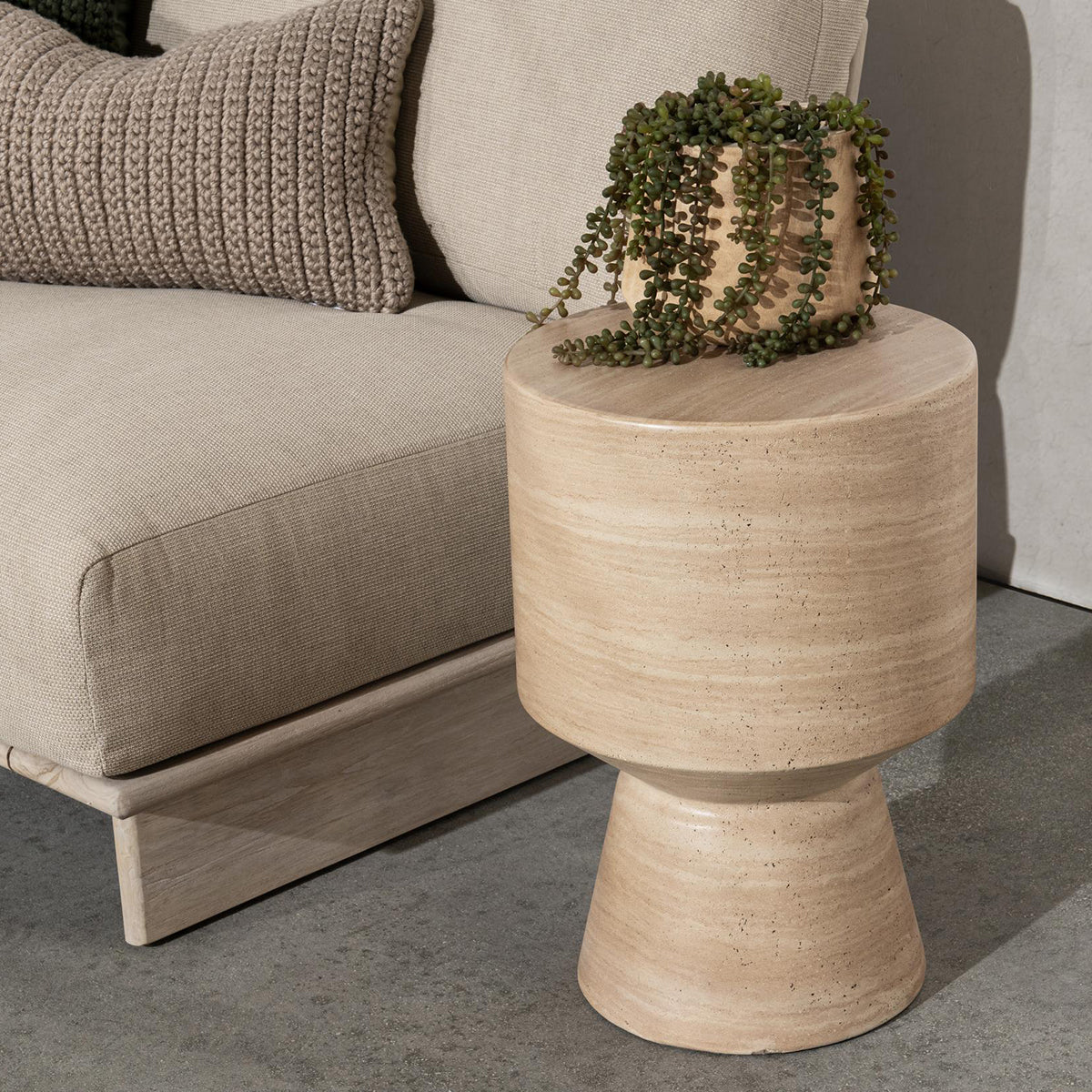 Classic Home Terrace Outdoor Accent Table Clearance