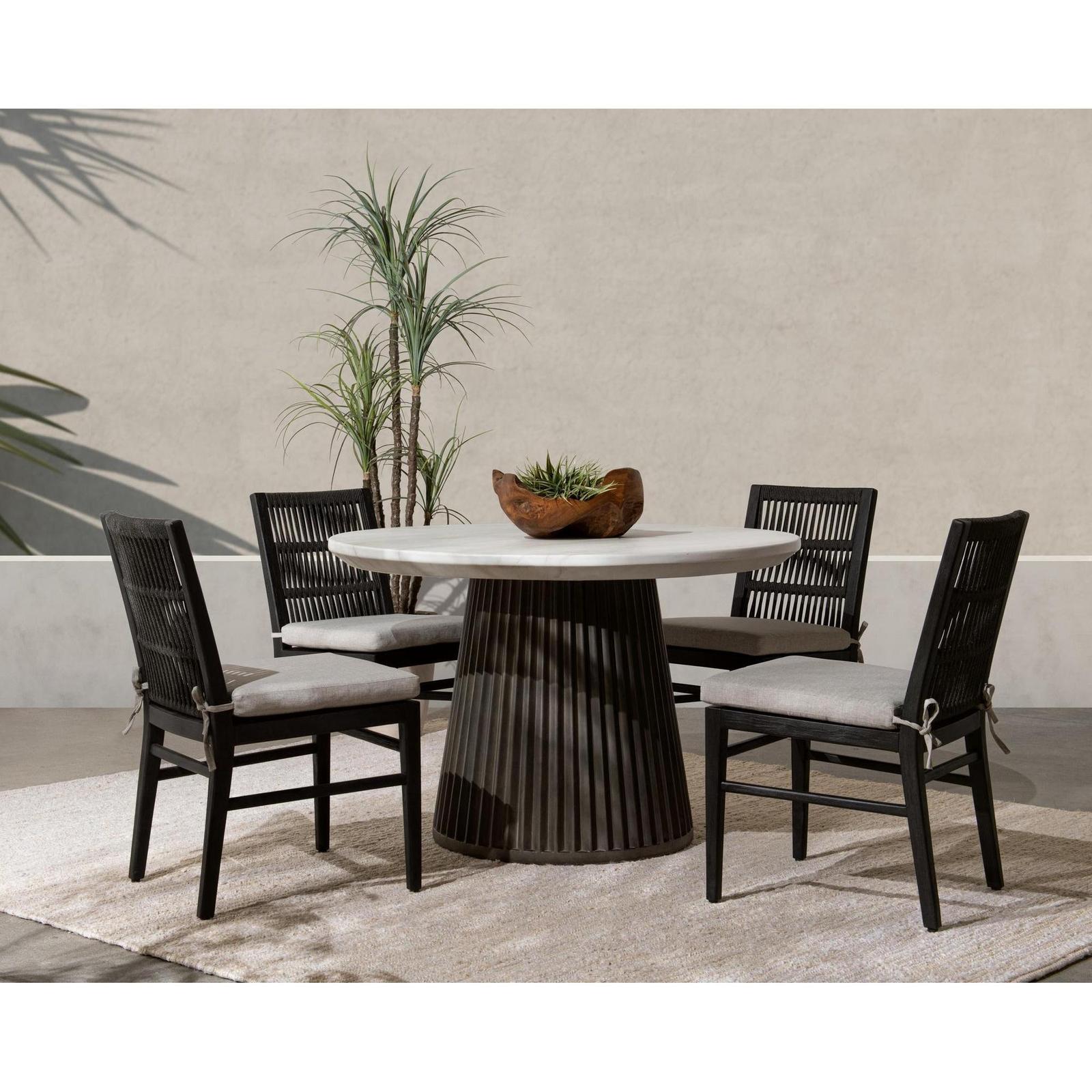 Classic Home Caspia Outdoor Round Dining Table