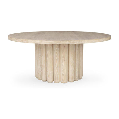 Classic Home Tiber Solid Wood Round Dining Table
