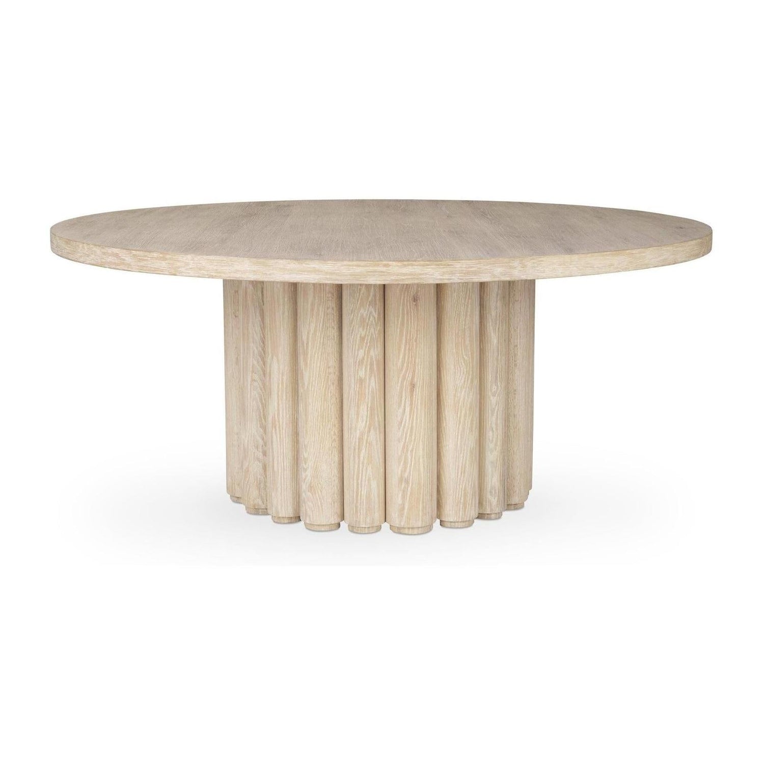 Classic Home Tiber Solid Wood Round Dining Table