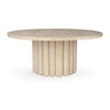 Classic Home Tiber Solid Wood Round Dining Table