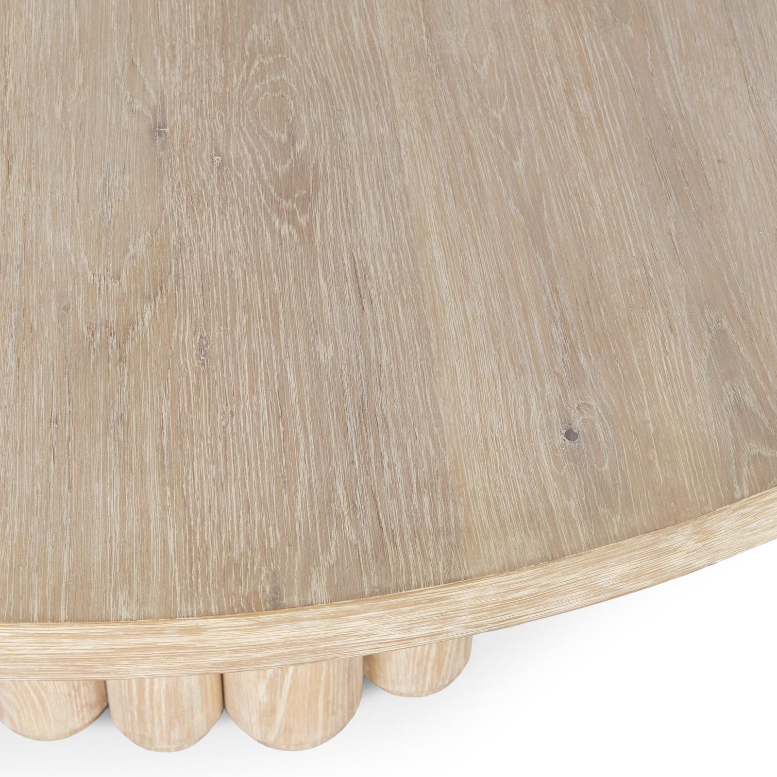 Classic Home Tiber Solid Wood Round Dining Table