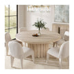 Classic Home Tiber Solid Wood Round Dining Table