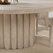 Classic Home Tiber Solid Wood Round Dining Table