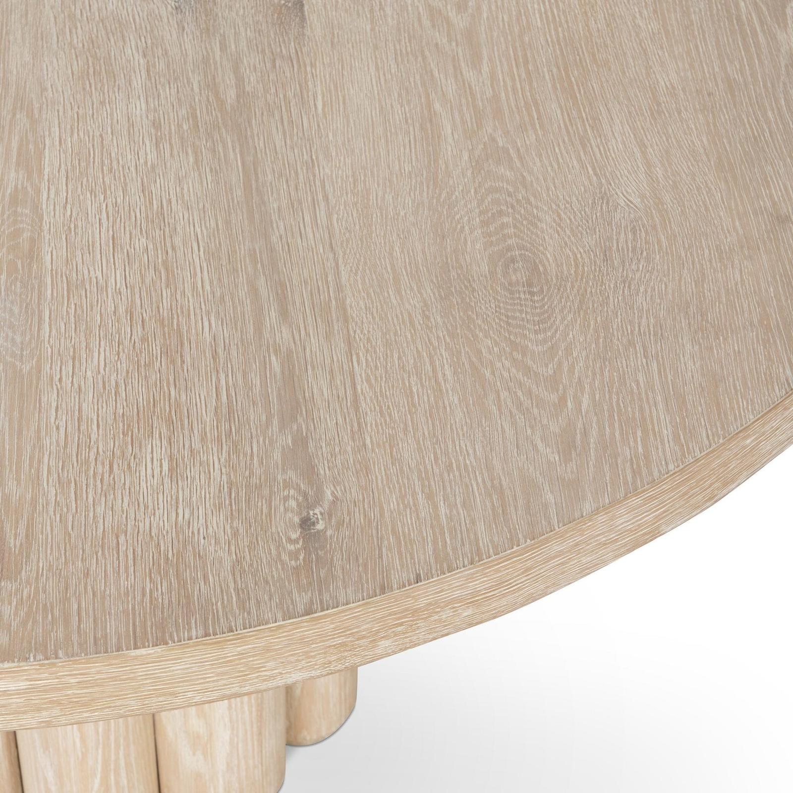 Classic Home Tiber Solid Wood Round Dining Table