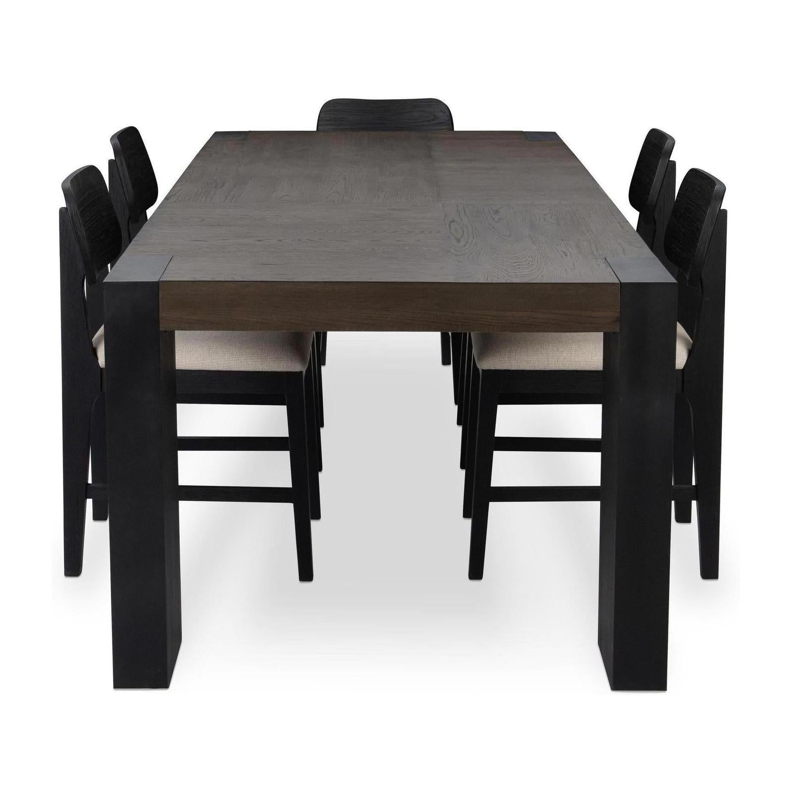 Classic Home Deaven Solid Wood Rectangle Dining Table Clearance