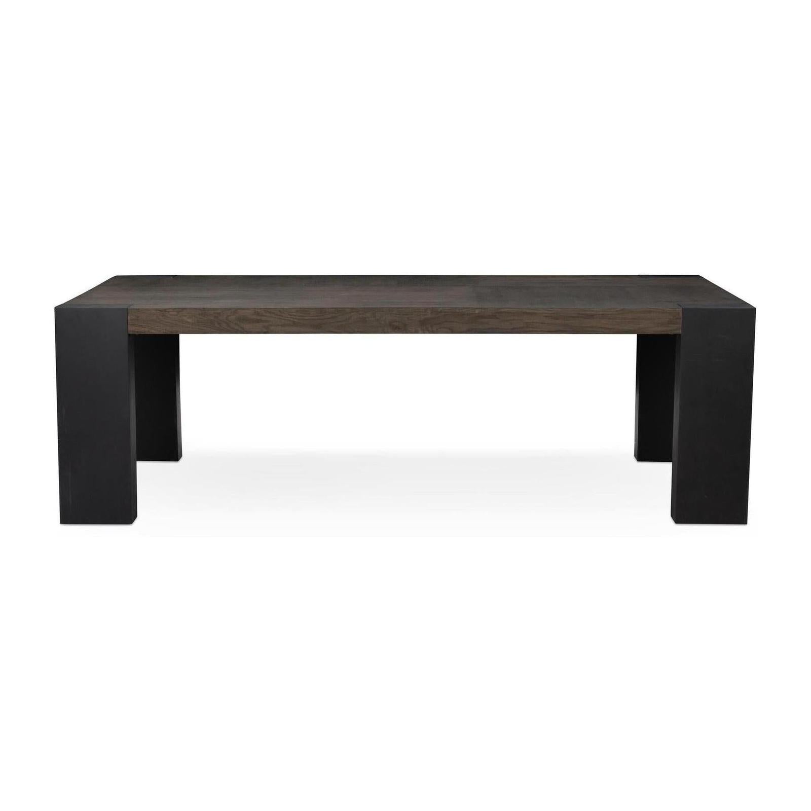 Classic Home Deaven Solid Wood Rectangle Dining Table Clearance