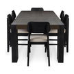 Classic Home Deaven Solid Wood Rectangle Dining Table Clearance