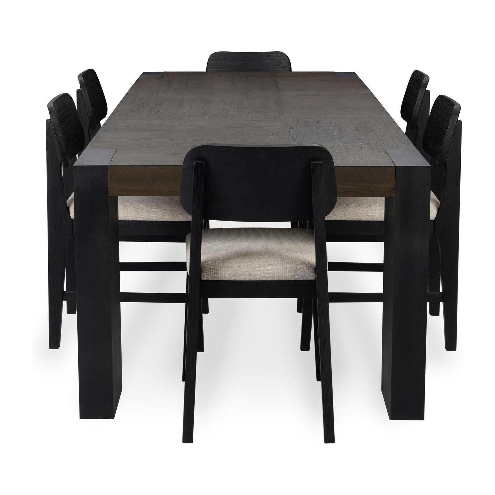 Classic Home Deaven Solid Wood Rectangle Dining Table Clearance